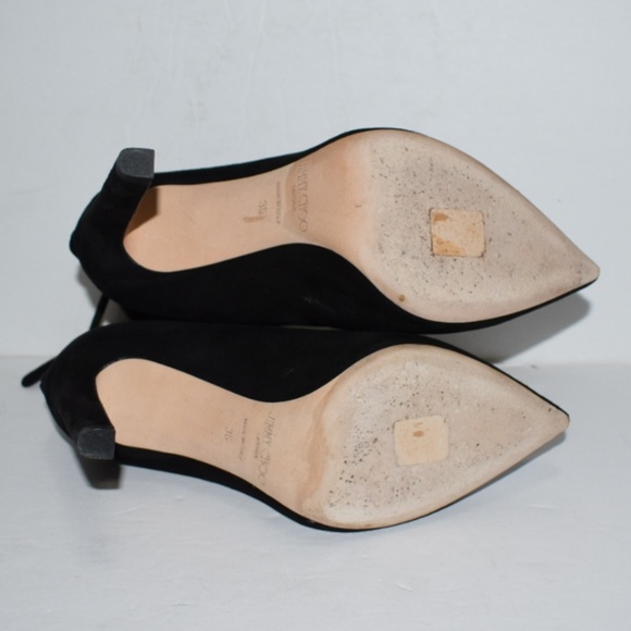 Jimmy Choo Women's Bowie 100 Clear Cut-Out Booties - Picture 8 of 8